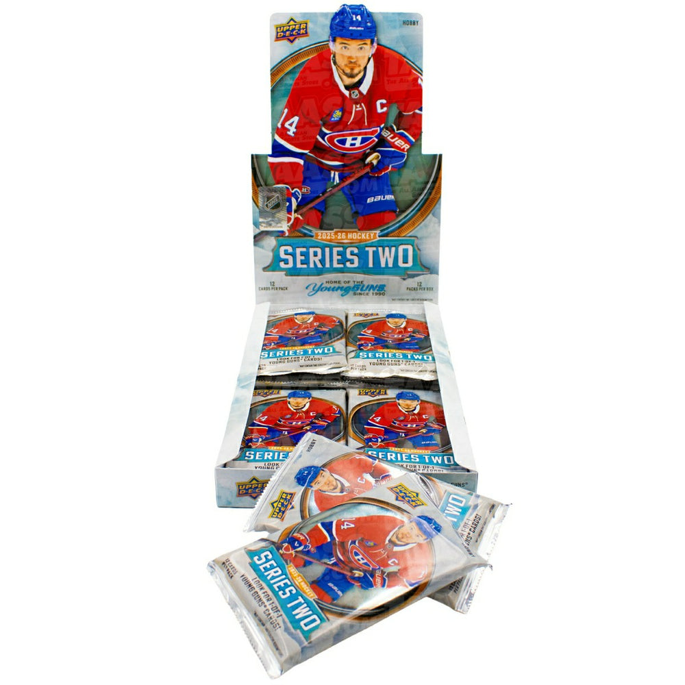 2025/26 Upper Deck Series 2 Hockey NHL Hobby Box Taass for sale