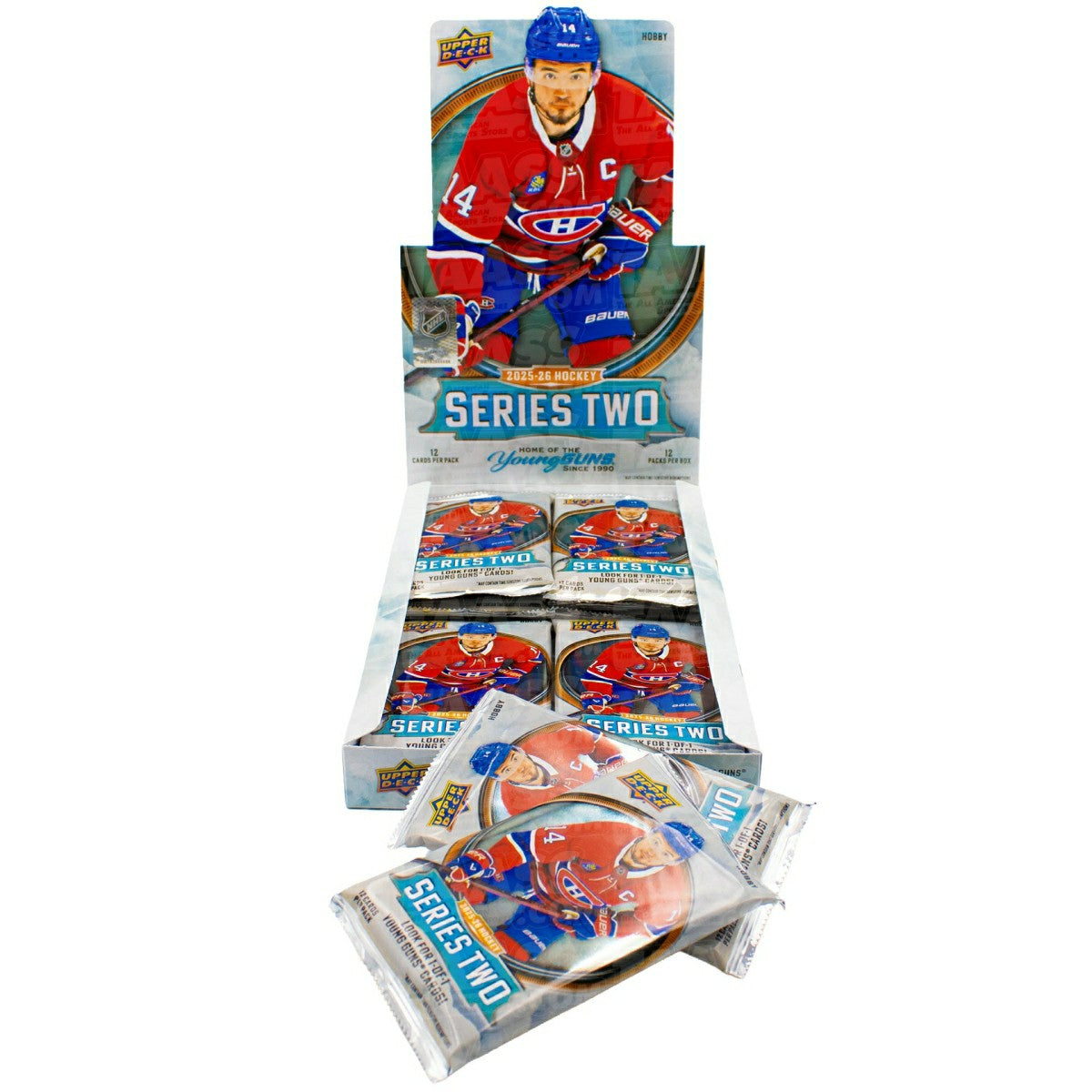 2025/26 Upper Deck Series 2 Hockey NHL Hobby Box Taass for sale