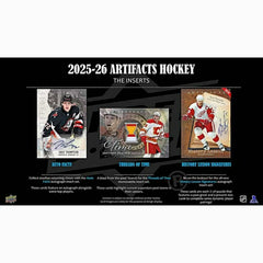2025/26 Upper Deck Artifacts Hockey NHL Hobby Box Lifestyle