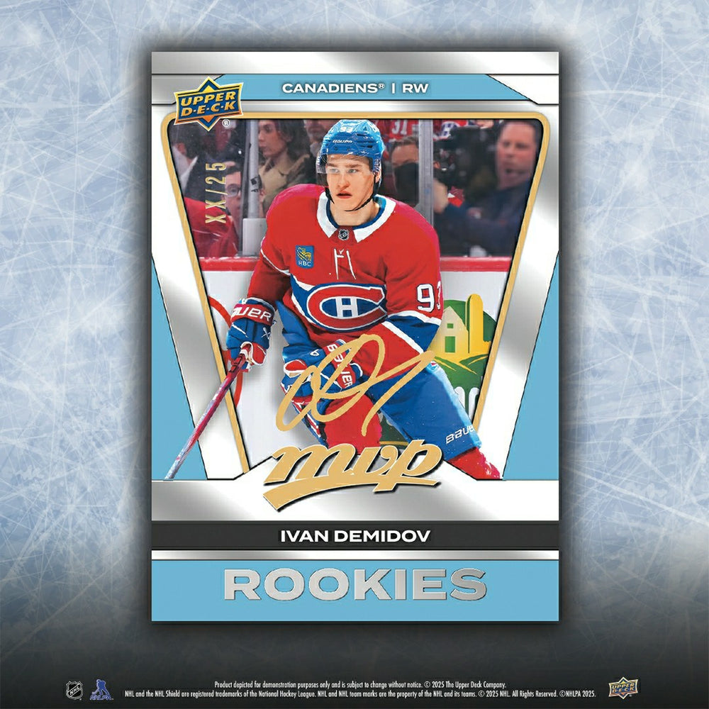 2025/26 Upper Deck MVP Hockey NHL Hobby Box Taass for sale