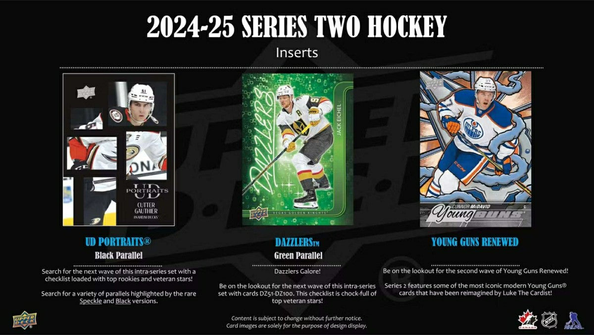 2024/25 Upper Deck Series 2 Hockey NHL Tin Box Taass sale