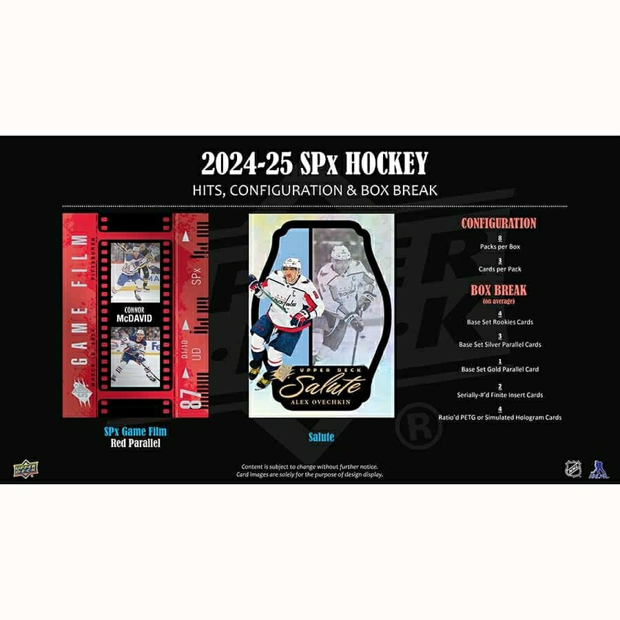2024/25 Upper Deck SPx Hockey NHL Hobby Box Taass for sale