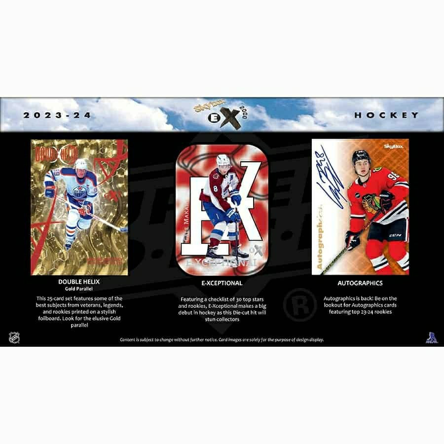2023/24 Upper Deck Skybox E-X 2000 Hockey NHL Hobby Box Taass US