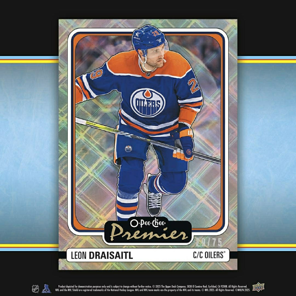 2024/25 Upper Deck O-Pee-Chee Hockey NHL Hobby Box Lifestyle