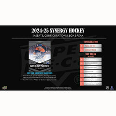 2024/25 Upper Deck Synergy Hockey NHL Hobby Box Taass for sale