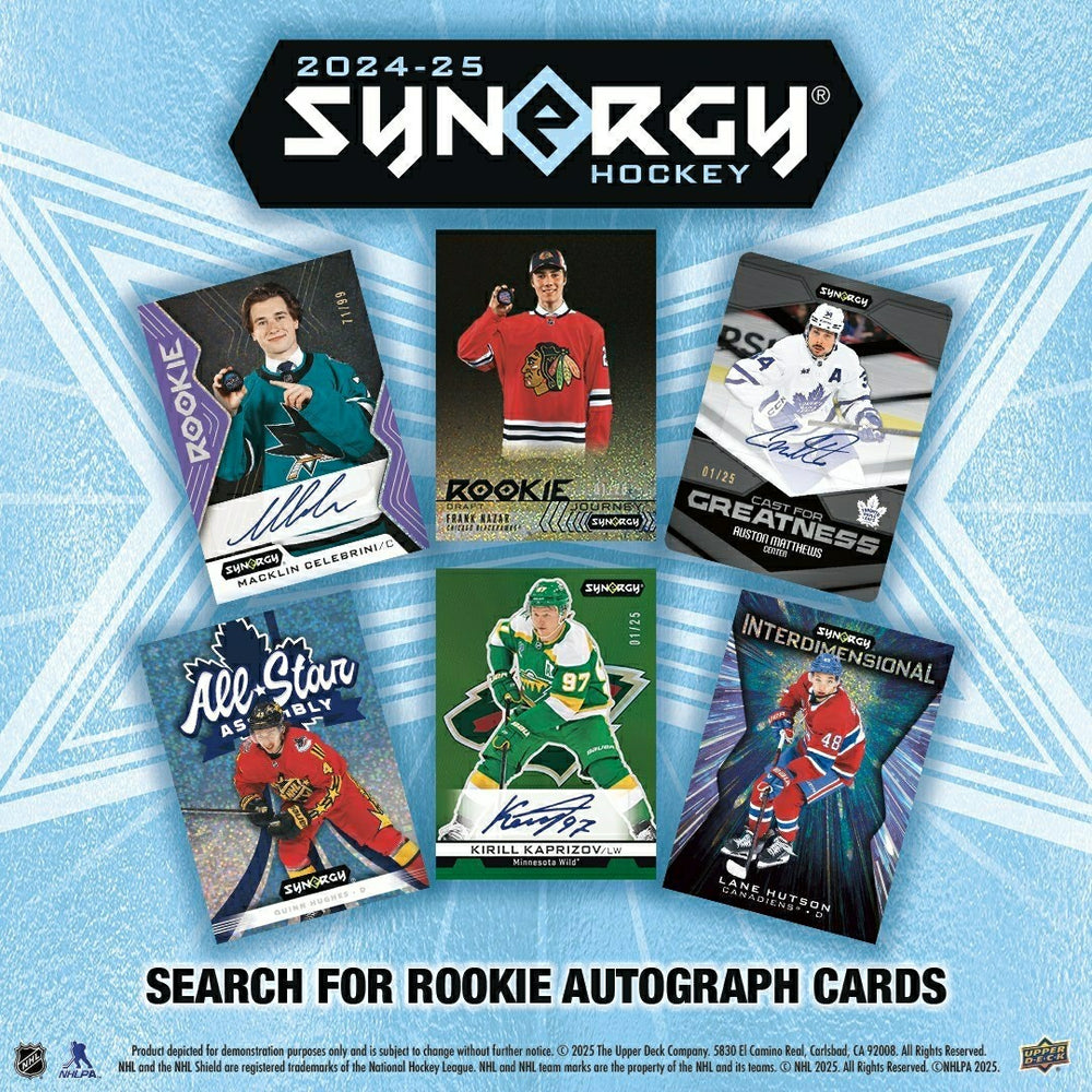2024/25 Upper Deck Synergy Hockey NHL Hobby Box Taass for sale