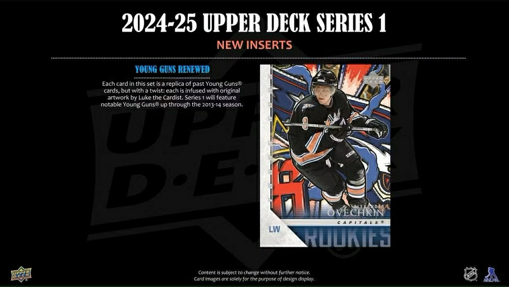 2024/25 Upper Deck Series 1 Hockey NHL Blaster Box Taass sale