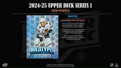 2024/25 Upper Deck Series 1 Hockey NHL Hobby Box Taass for sale