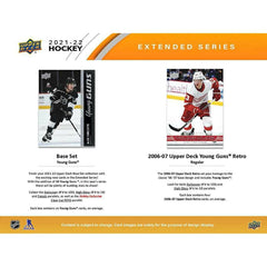 2021/22 Upper Deck Extended Series NHL Hockey Hobby Box Taass US