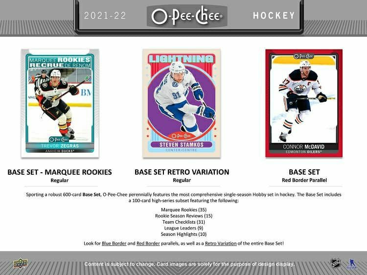 2021/22 Upper Deck O-Pee-Chee Hockey Retail 36-Pack Box NHL Taass sale