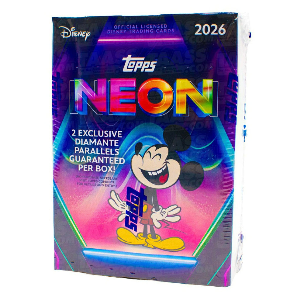 2026 topps Disney NEON Blaster Box Taass US
