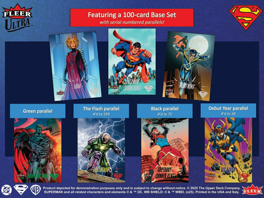 2025 Upper Deck Fleer Ultra Superman Hobby Box Fashion