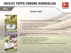 2022/23 Topps Chrome Bundesliga Soccer Hobby Box Taass for sale