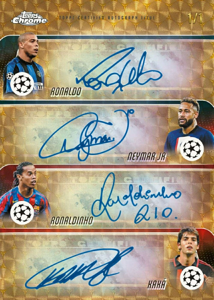 2025/26 Topps Chrome UEFA Club Competitions Football Blaster Box Classic