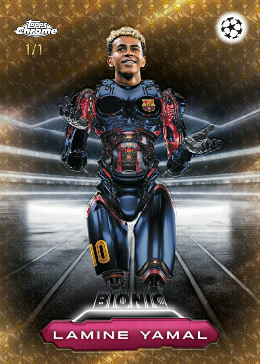 2025/26 Topps Chrome UEFA Club Competitions Football Hobby Box Classic