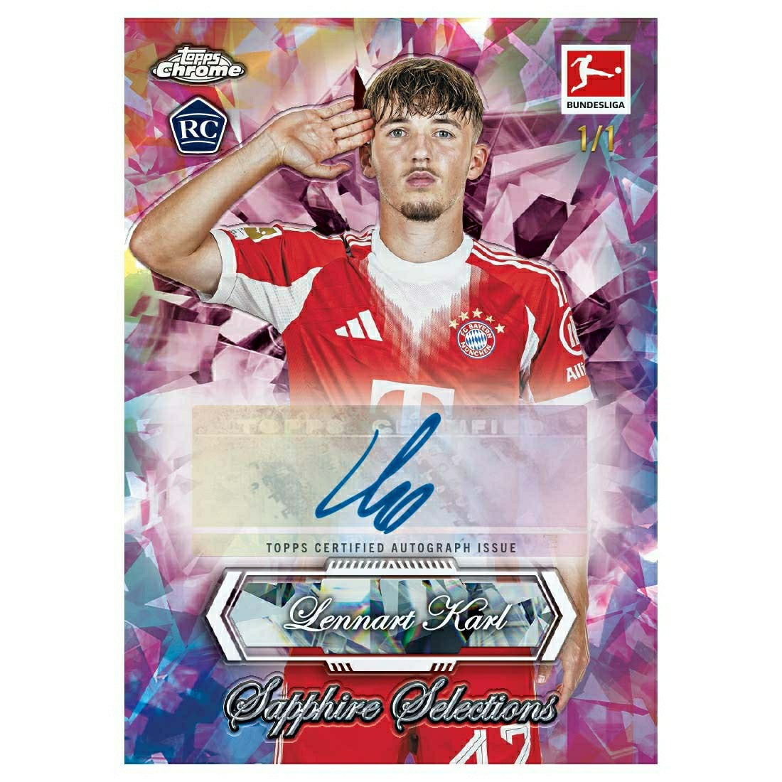 (LIVE BREAK) 2025/26 Topps Chrome Bundesliga Football Sapphire Edition Hobby Box Lifestyle