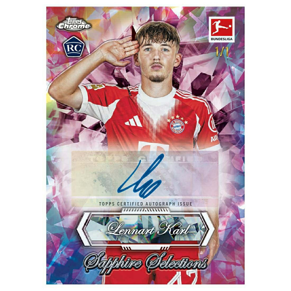(LIVE BREAK) 2025/26 Topps Chrome Bundesliga Football Sapphire Edition Hobby Box Lifestyle