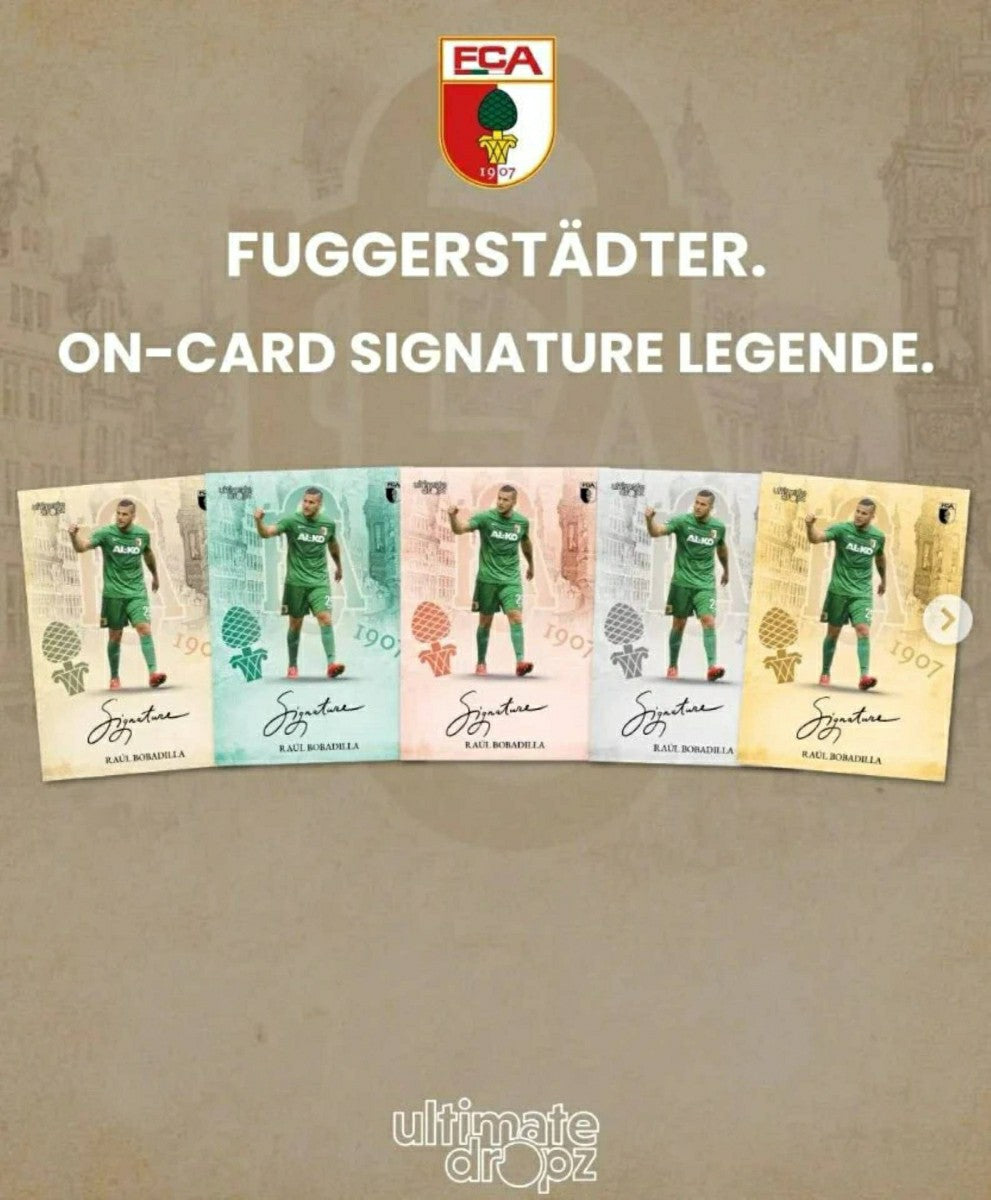 2026 Ultimate Dropz FC Augsburg Hobby Box Taass for sale