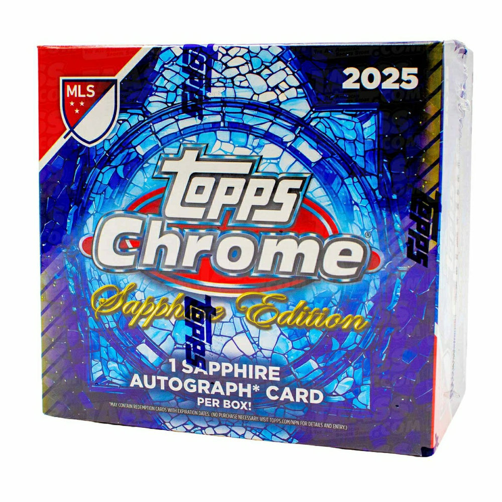 (LIVE BREAK) 2025 Topps Chrome Sapphire Edition MLS Soccer Hobby Box Classic