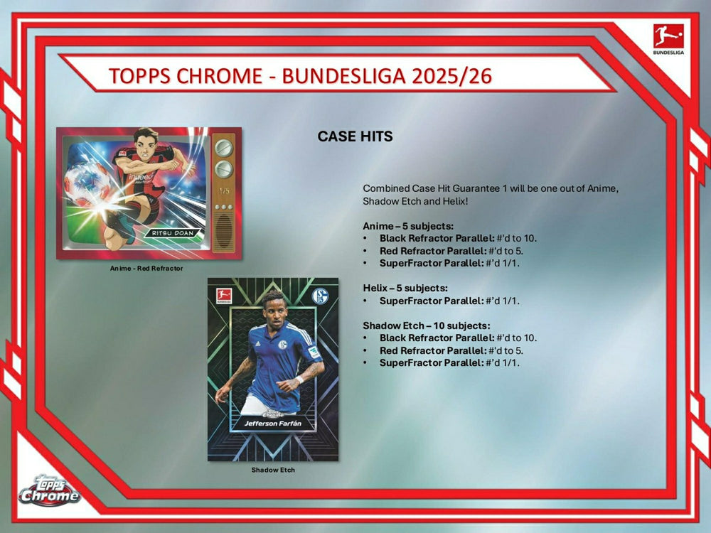 2025/26 Topps Chrome Bundesliga Football Hobby Box Fashion