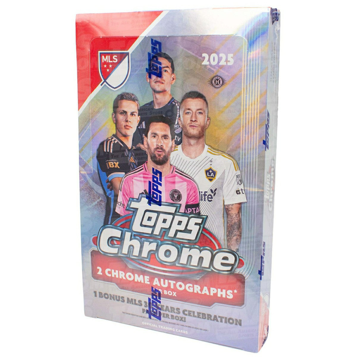2025 Topps Chrome MLS Soccer Hobby Box Classic
