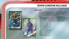 2025 Topps Chrome MLS Soccer Hobby Box Classic