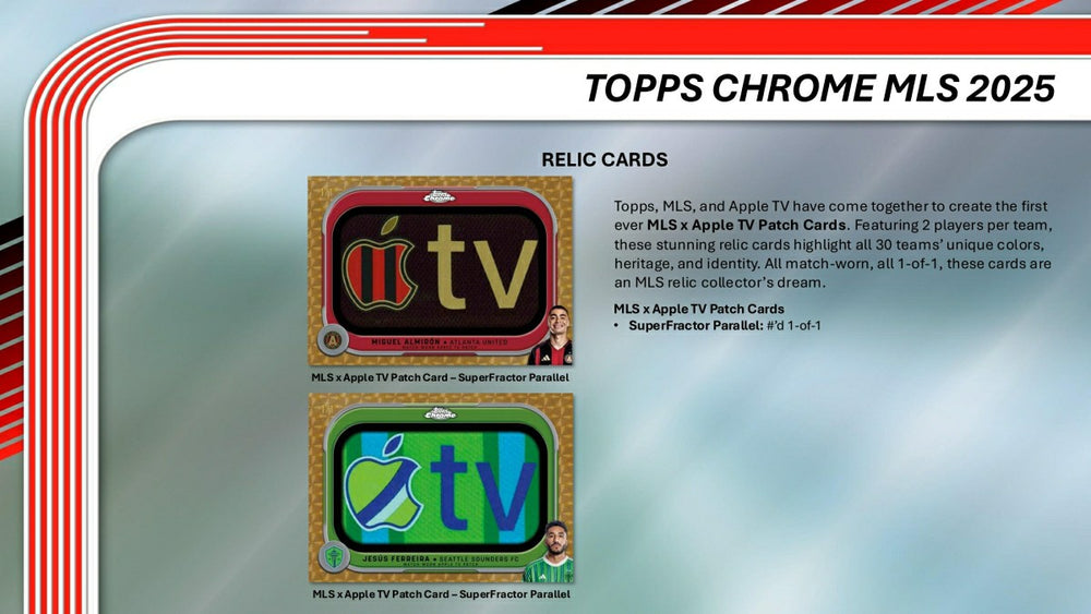 2025 Topps Chrome MLS Soccer Hobby Box Classic