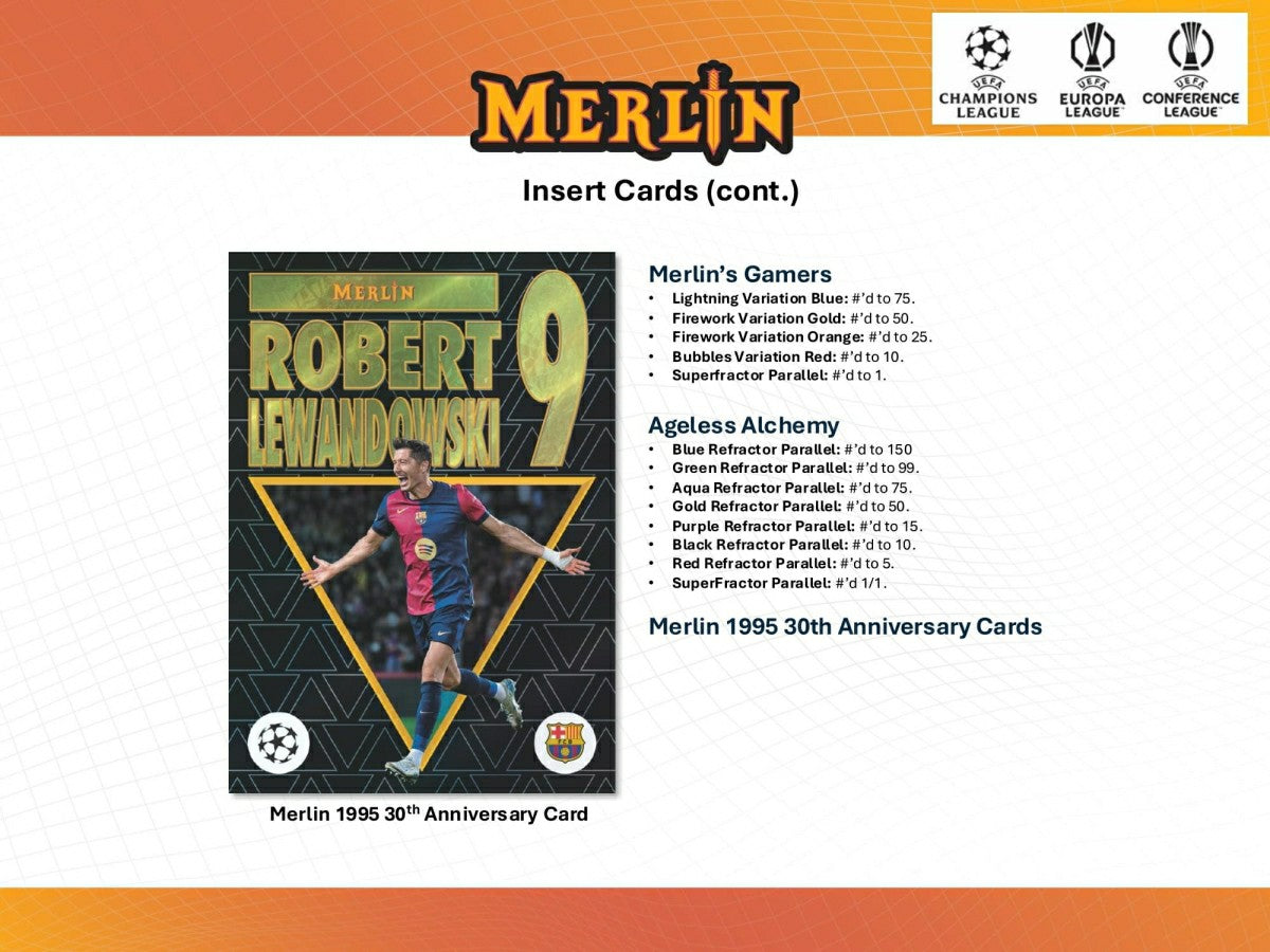 2024/25 Topps Chrome Merlin UEFA Club Competitions Football Blaster Box Lifestyle
