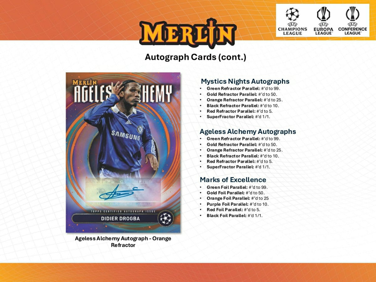 2024/25 Topps Chrome Merlin UEFA Club Competitions Football Blaster Box Lifestyle