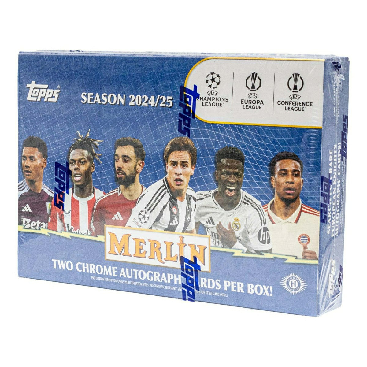 (Live Break) 2024/25 Topps Chrome Merlin UEFA Club Competitions Football Breaker Delight Box Taass sale