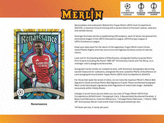 2024/25 Topps Chrome Merlin UEFA Club Competitions Football Hobby Box Taass for sale