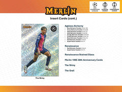 2024/25 Topps Chrome Merlin UEFA Club Competitions Football Hobby Box Taass for sale