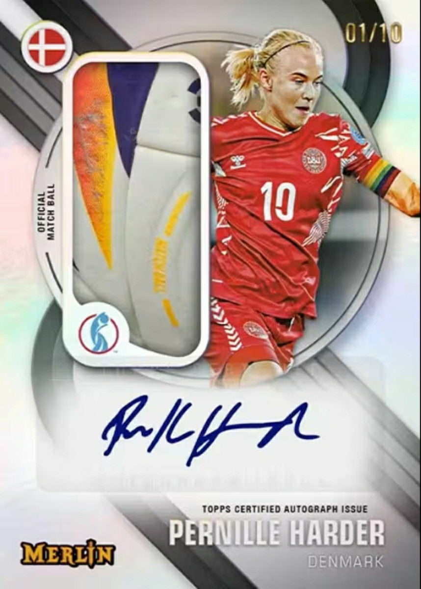 2025 topps Merlin UEFA Women's Euros Hobby Box Fashion
