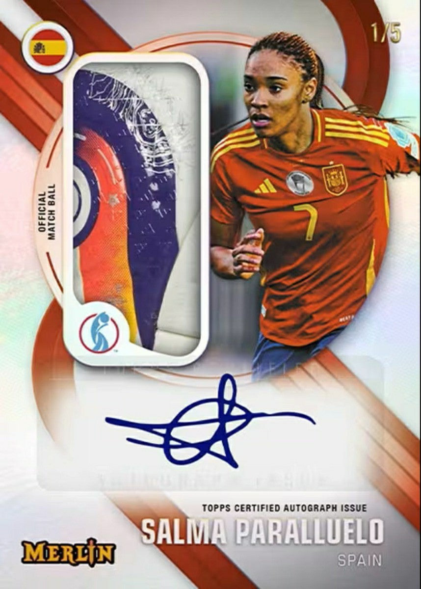 2025 topps Merlin UEFA Women's Euros Hobby Box Fashion