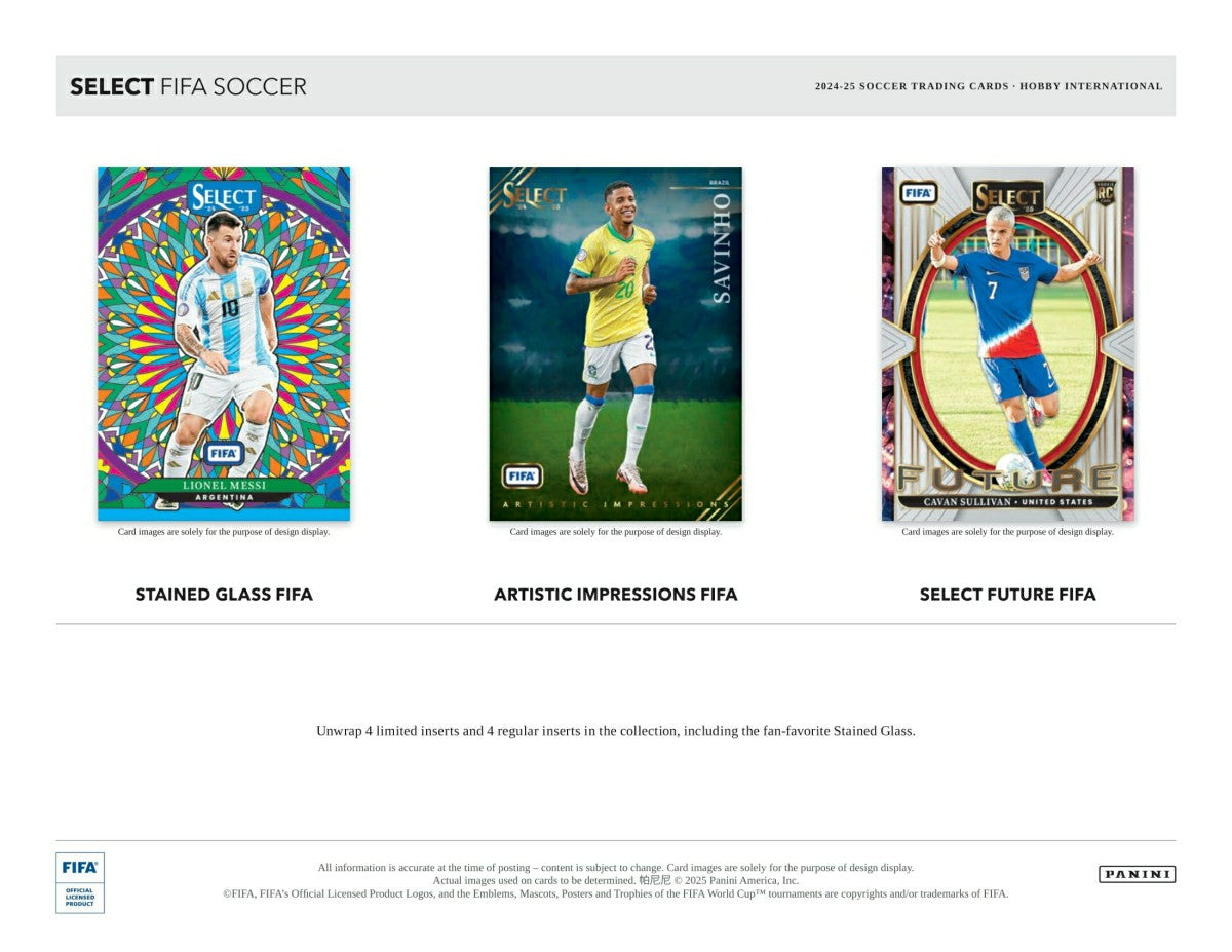 2024/25 Panini Select FIFA Fußball International Hobby Box Lifestyle