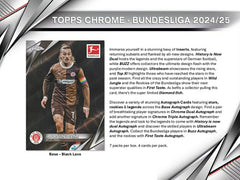 2024/25 Topps Chrome Bundesliga Football Blaster Box Taass sale