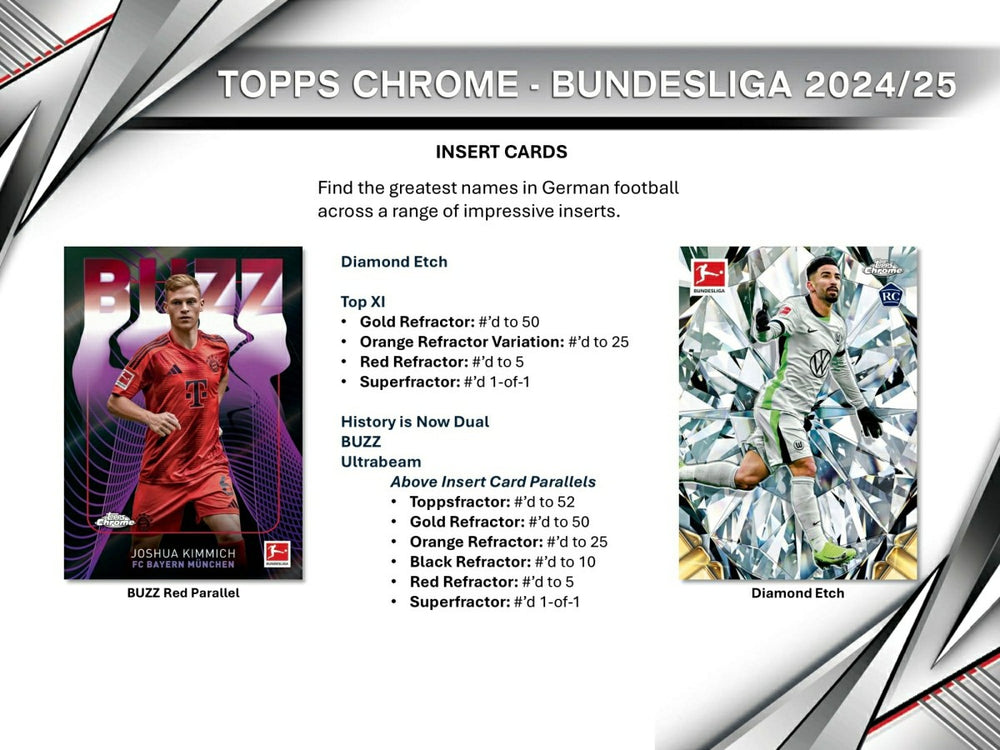 2024/25 Topps Chrome Bundesliga Football Hobby Pack Taass for sale