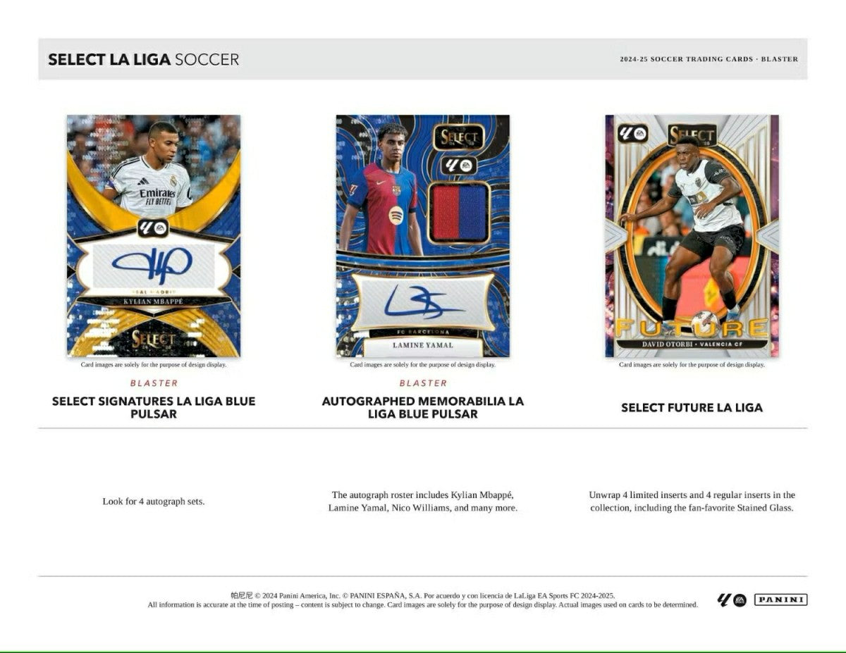 2024/25 Panini Select La Liga Football Blaster Box Fashion