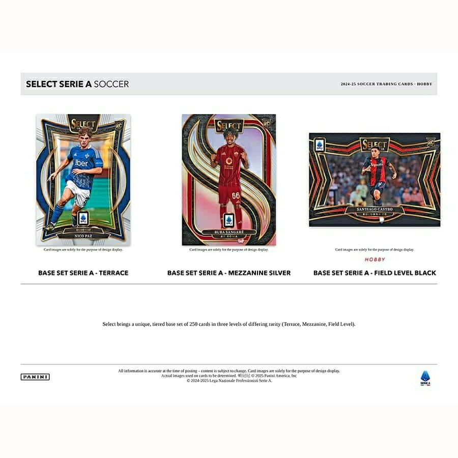2024/25 Panini Select Serie A Football Hobby Box Lifestyle