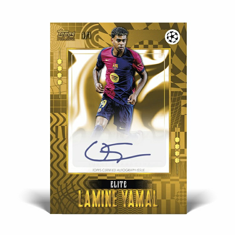 2024/25 Topps UEFA Club Competitions GOLD Football Hobby Box Classic