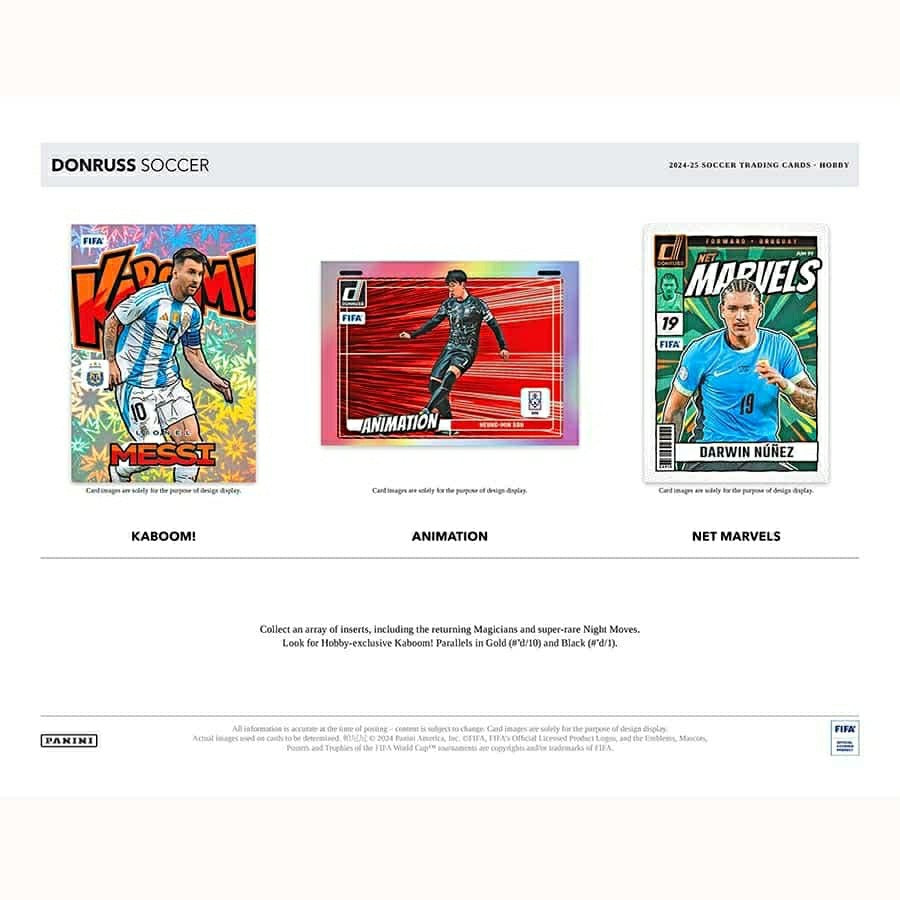 2024/25 Panini Donruss Soccer Hobby Box Lifestyle