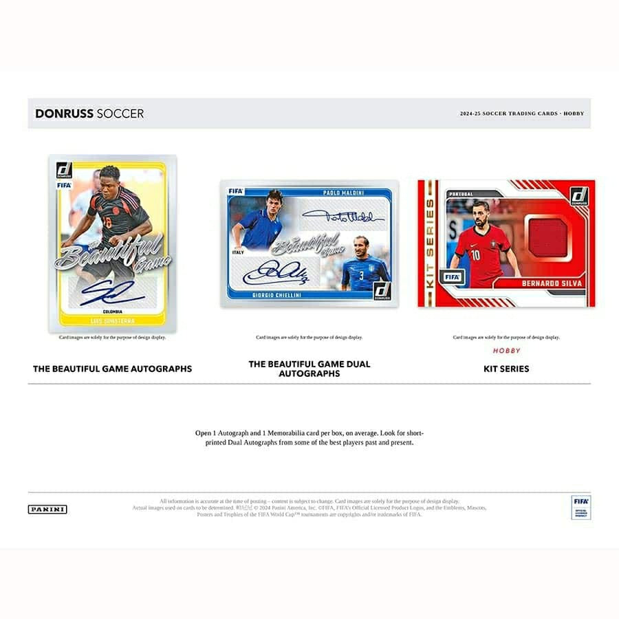 2024/25 Panini Donruss Soccer Hobby Box Lifestyle