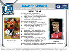 2022 Bowman Chrome Road to 2023 UEFA Under-21 European Championship Football Hobby Box Taass for sale