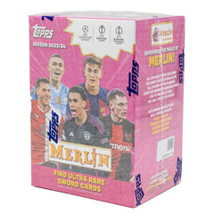 2023/24 Topps Merlin Chrome UEFA Club Competitions Soccer (Fussball) Blaster Box Fashion