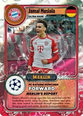 2023/24 Topps Merlin Chrome UEFA Club Competitions Soccer (Fussball) Blaster Box Fashion