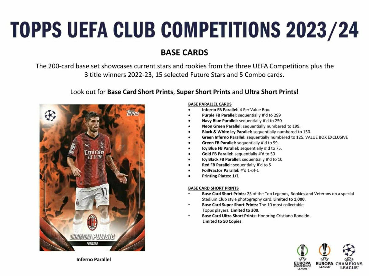 2023/24 Topps UEFA Club Competitions Soccer (Fussball) Flagship Blaster Box Taass sale