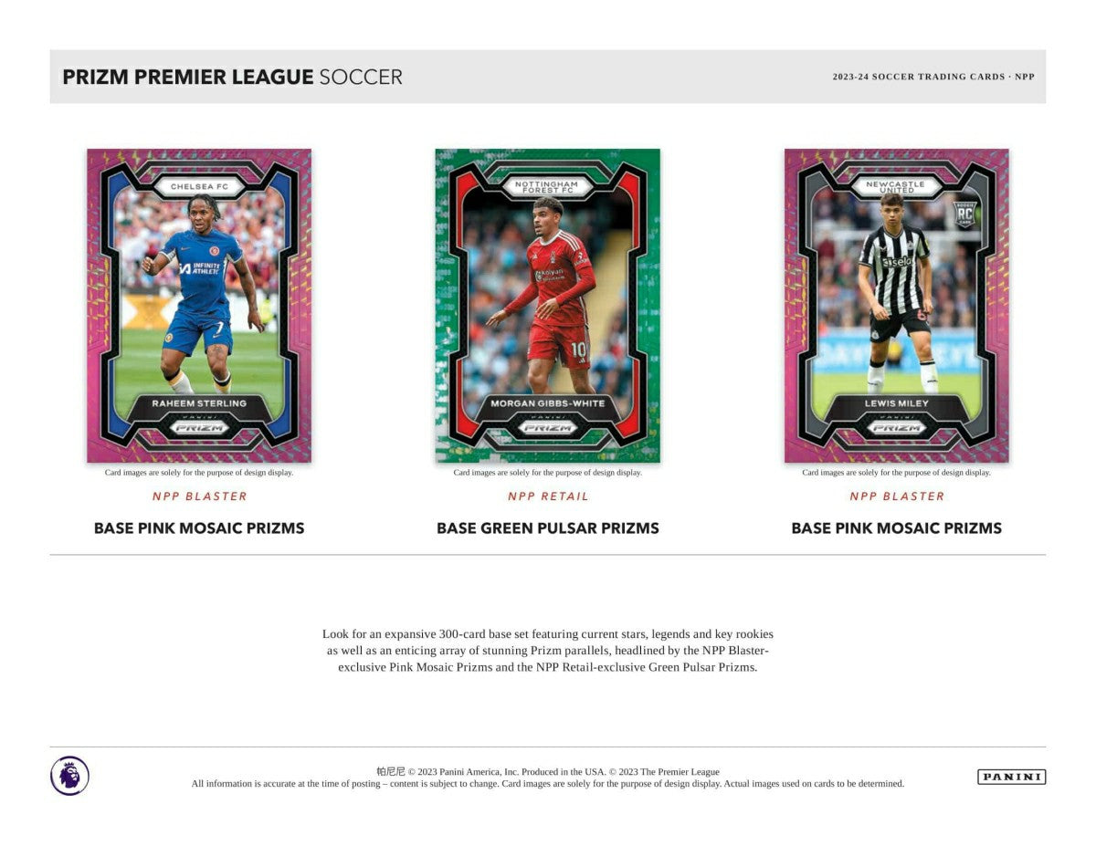 2023/24 Panini Prizm Premier League Soccer EPL Blaster Box Classic