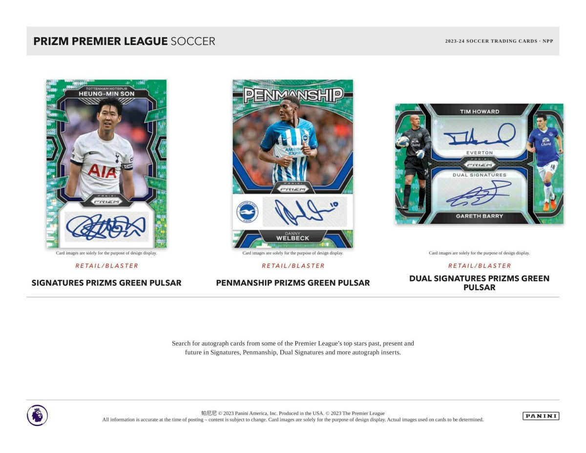 2023/24 Panini Prizm Premier League Soccer EPL Blaster Box Classic