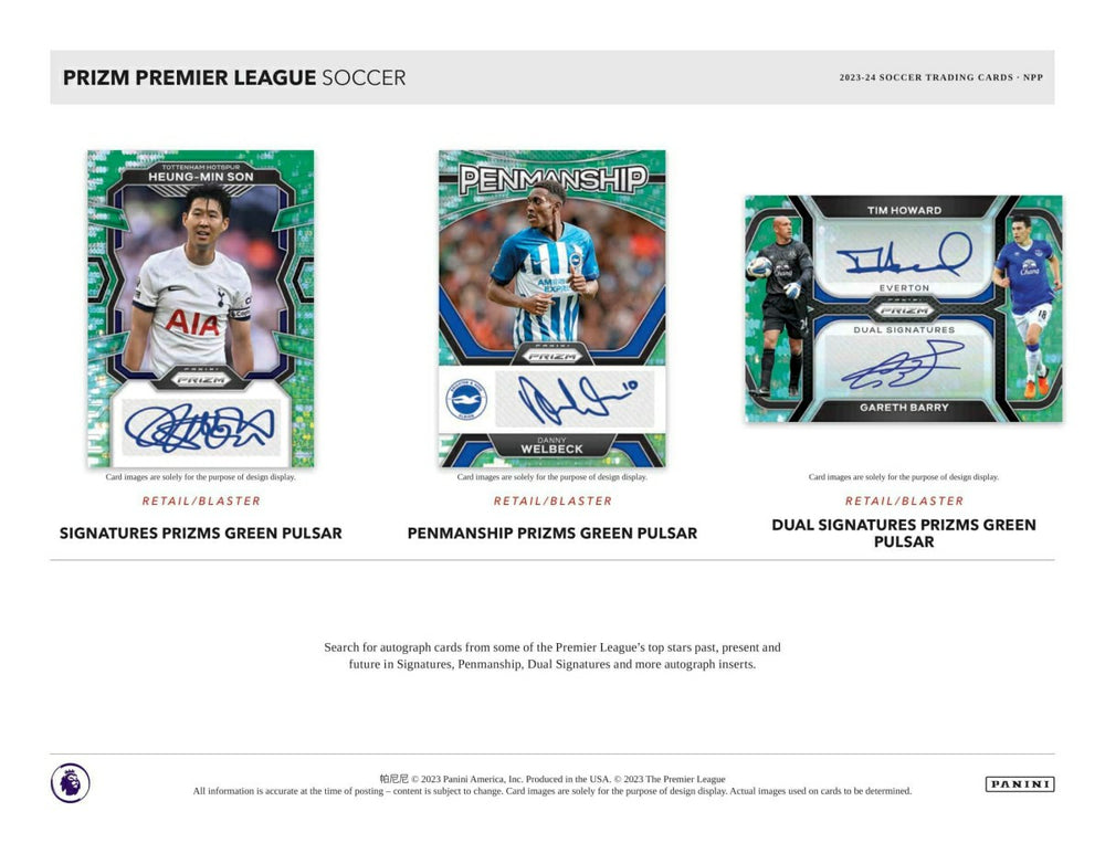 2023/24 Panini Prizm Premier League Soccer EPL Blaster Box Classic
