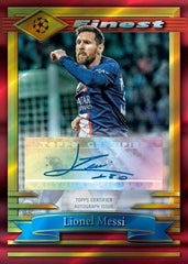 2022/23 Topps Finest Flashbacks UEFA Club Competitions Soccer Hobby Box Lifestyle